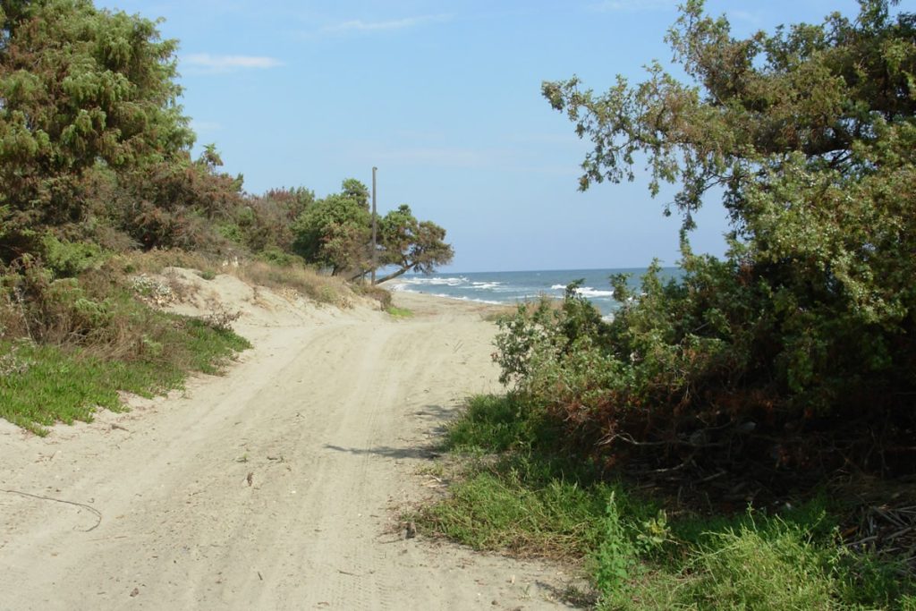 Freizeit Weg zum Strand